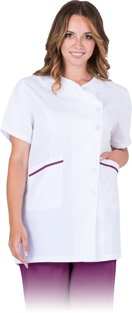 Bluza Ochronna REIS biało-fioletowa