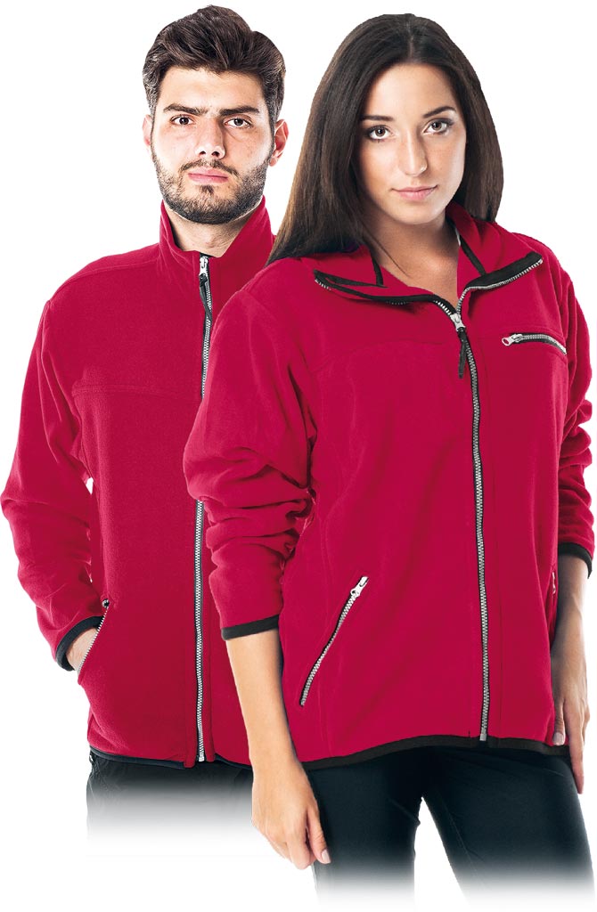 Bluza Ochronna z Polaru REIS czerwona