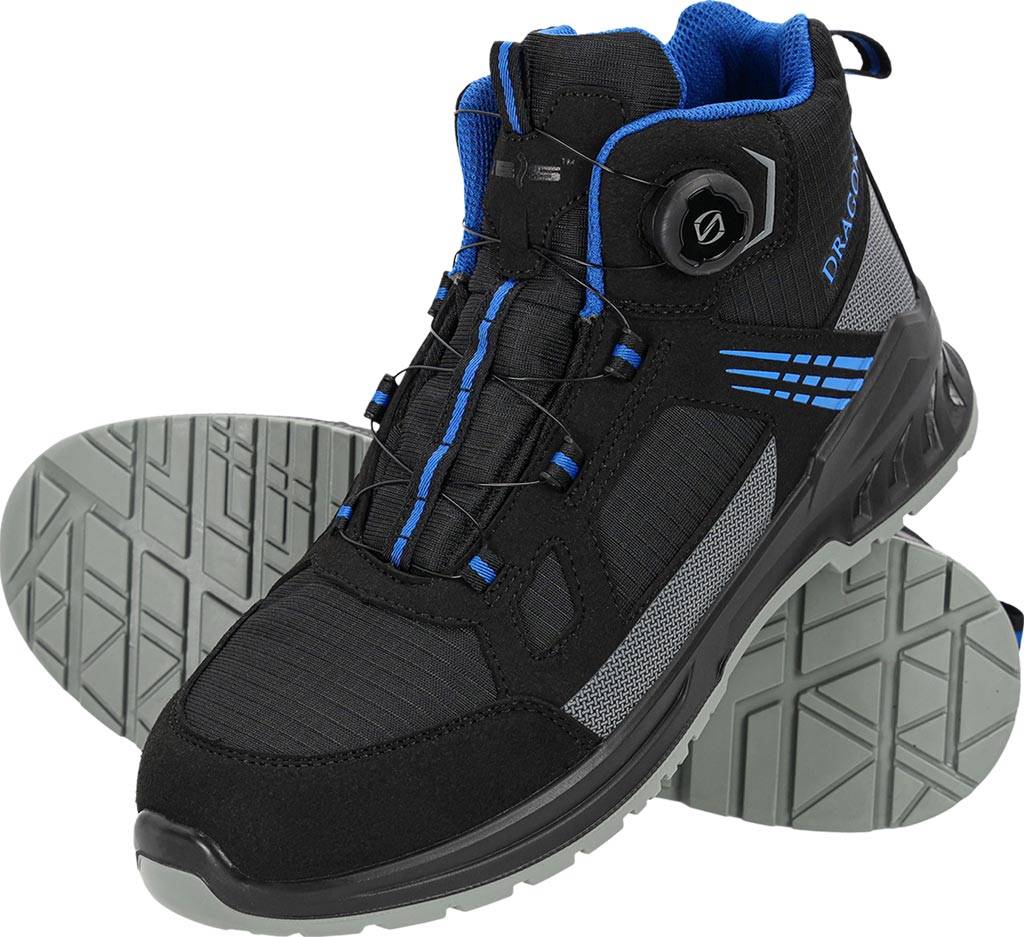 BUTY Bezpieczne REIS czarno-niebieskie