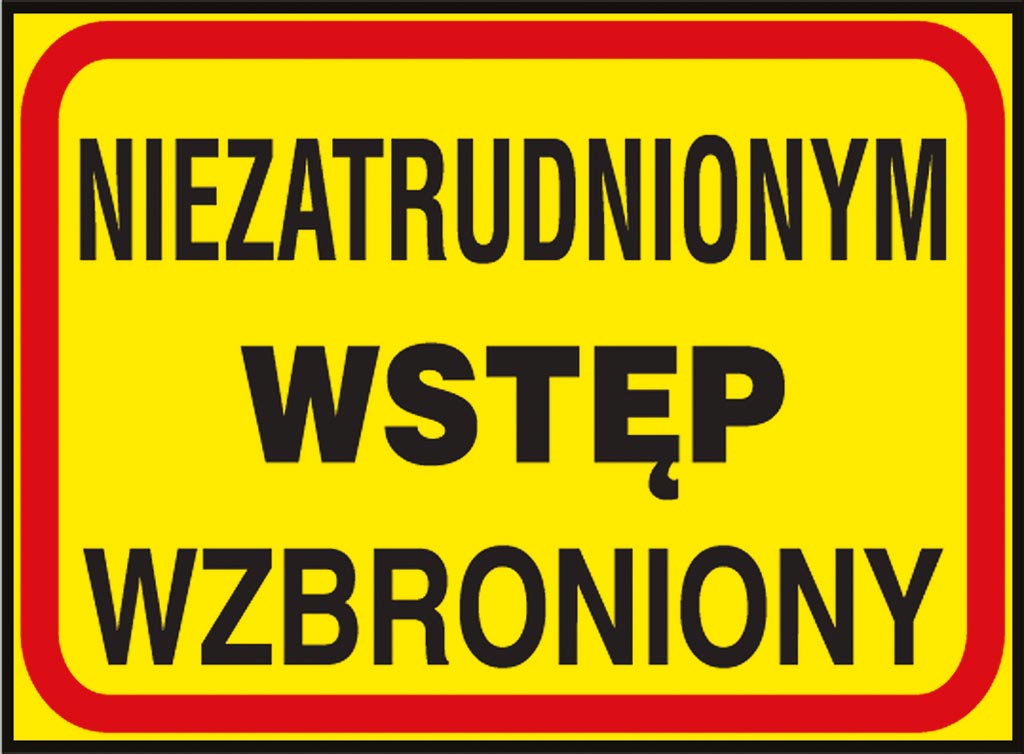 ZNAK Bezpieczeństwa ANRO