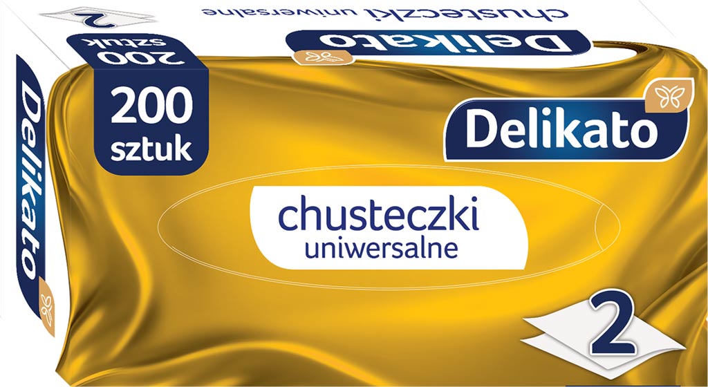 Chusteczki Higieniczne DELIKATO biały