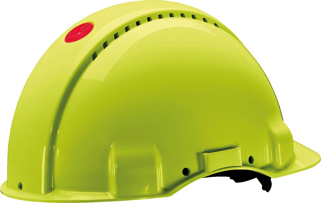 HEŁM Ochronny 3M fluorescencyjny-seledynowy