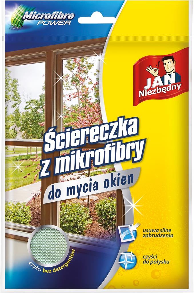 Ściereczka do Okien JAN NIEZBĘDNY zielona