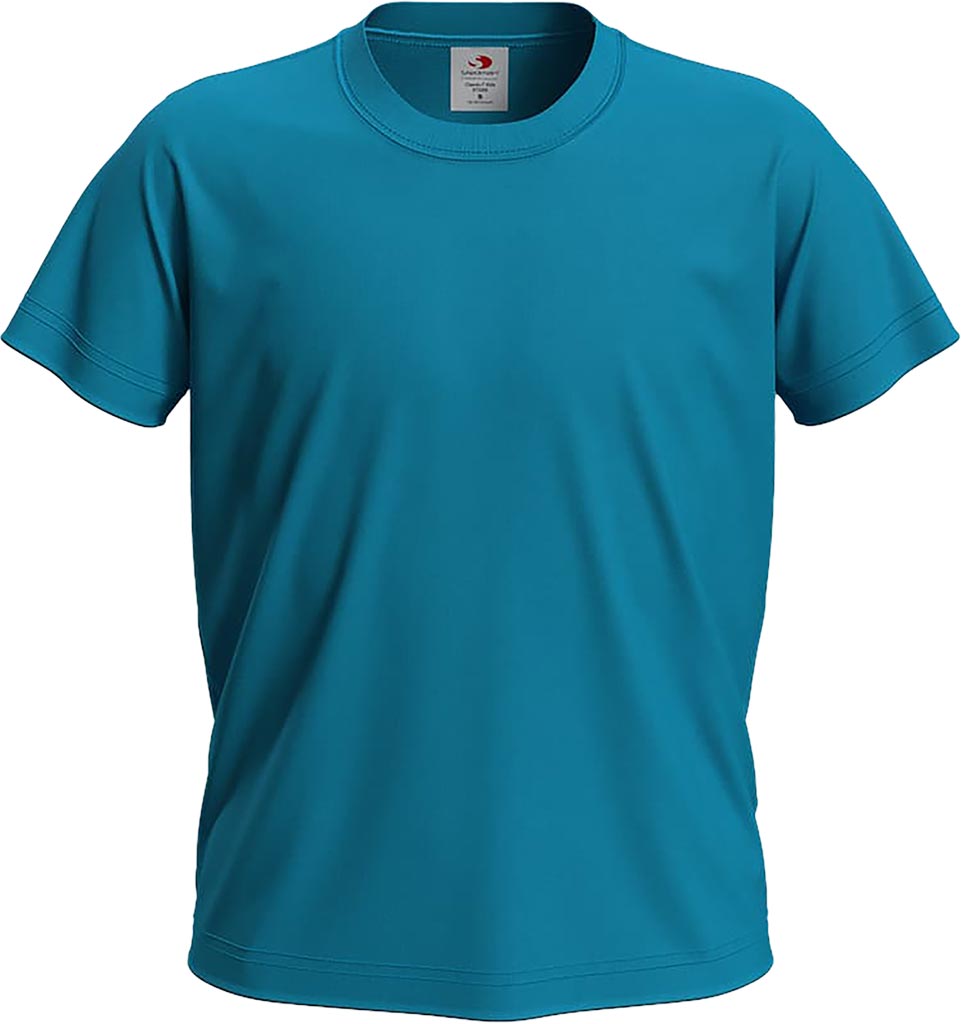 T-shirt Dziecięcy STEDMAN niebieski oceaniczny