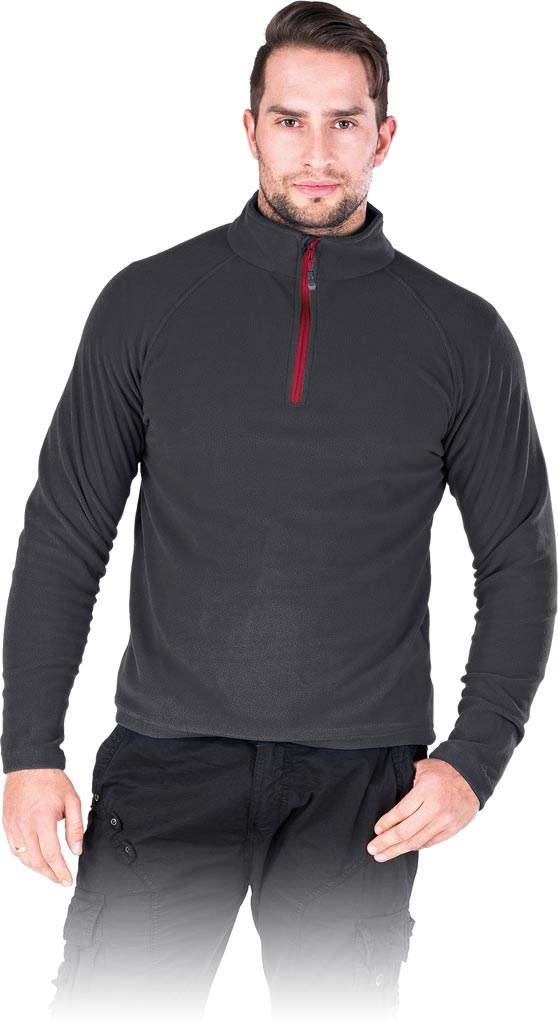 Bluza z Polaru Ochronna REIS szary/stalowa