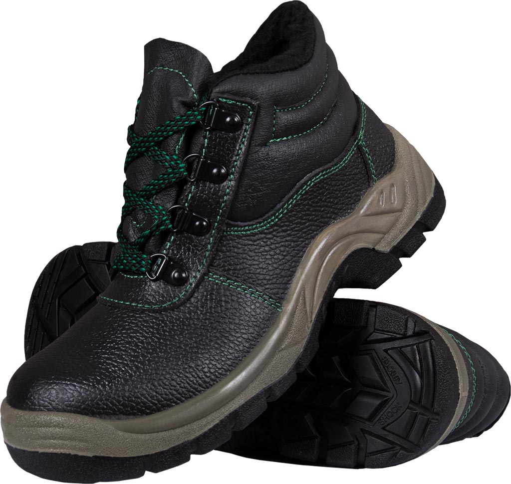 BUTY Bezpieczne REIS czarno-szaro-zielone