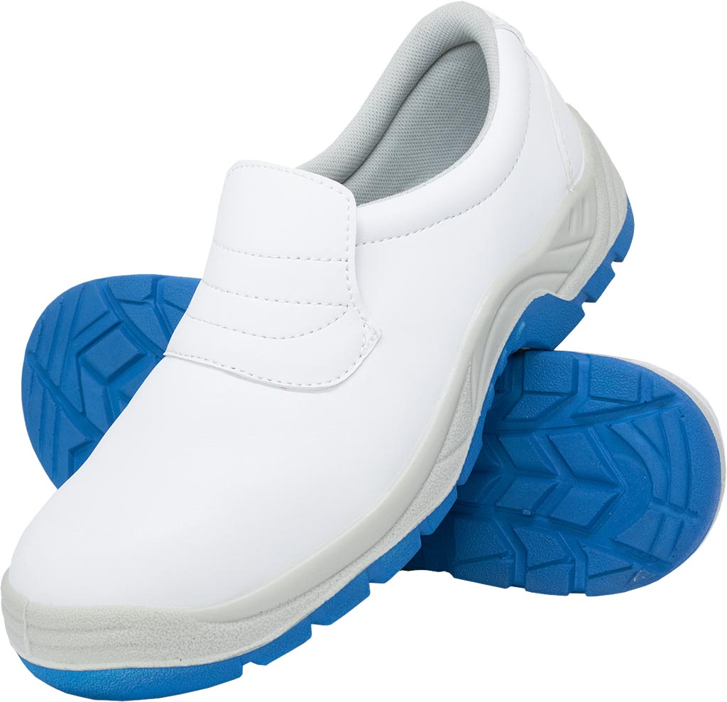 BUTY Bezpieczne REIS biało-niebieskie