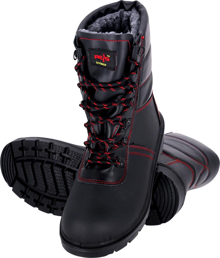 BUTY Bezpieczne REIS czarno-czerwone