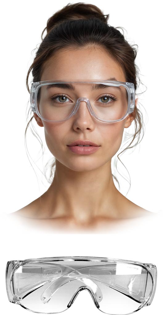 Okulary Ochronne REIS transparentne