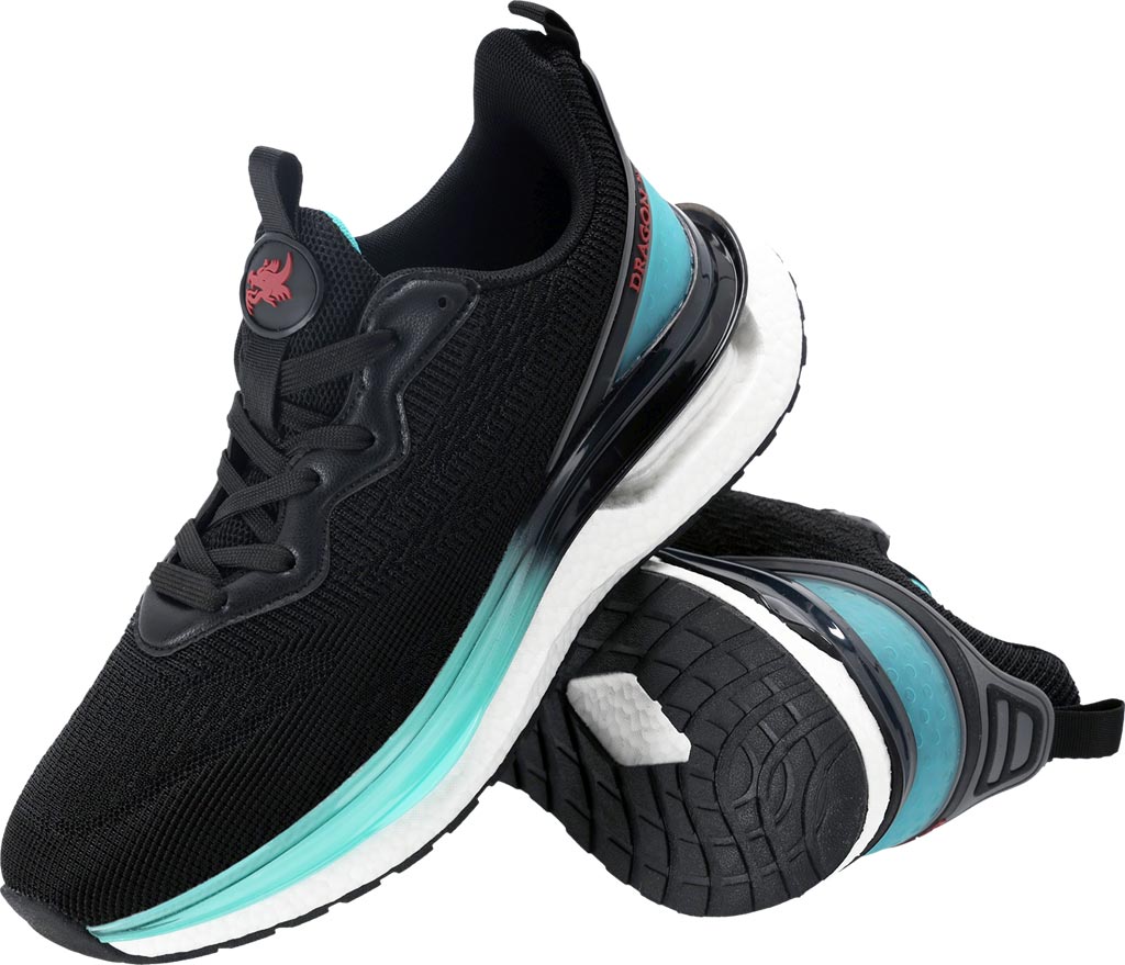 BUTY Sportowe REIS czarno-turkusowe