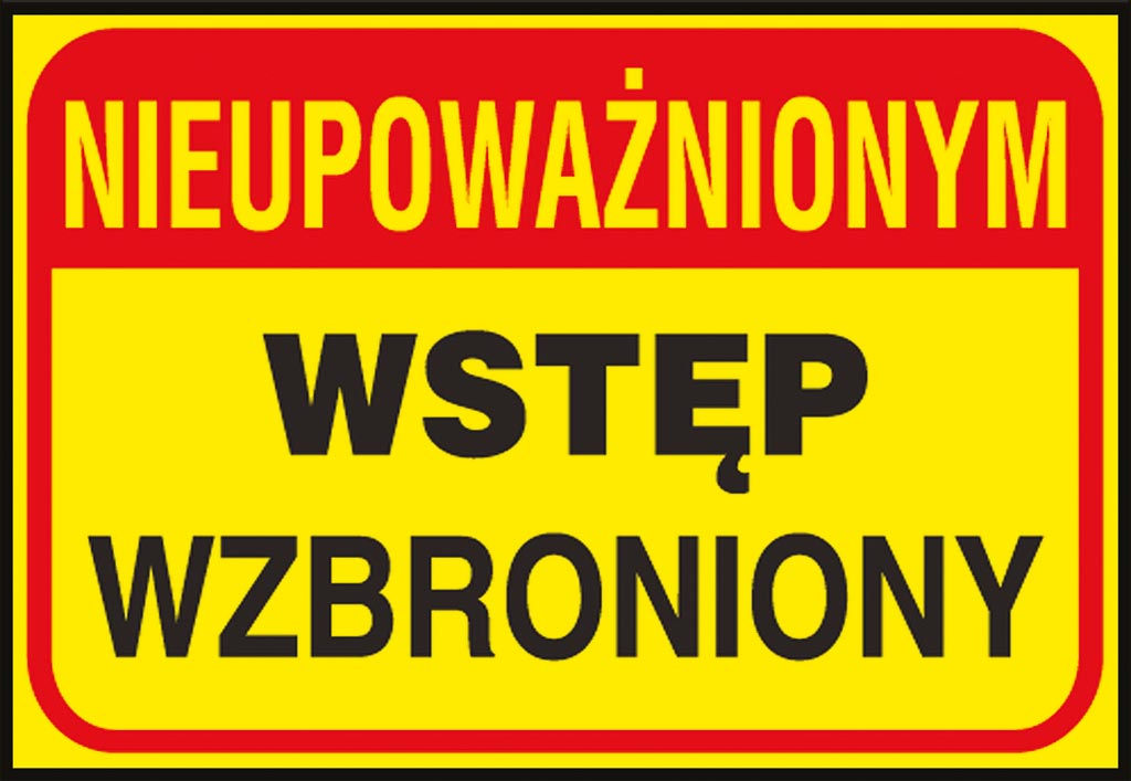 ZNAK Bezpieczeństwa ANRO