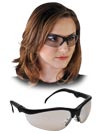 Okulary Ochronne MCR lustrzano transparentno-czarne
