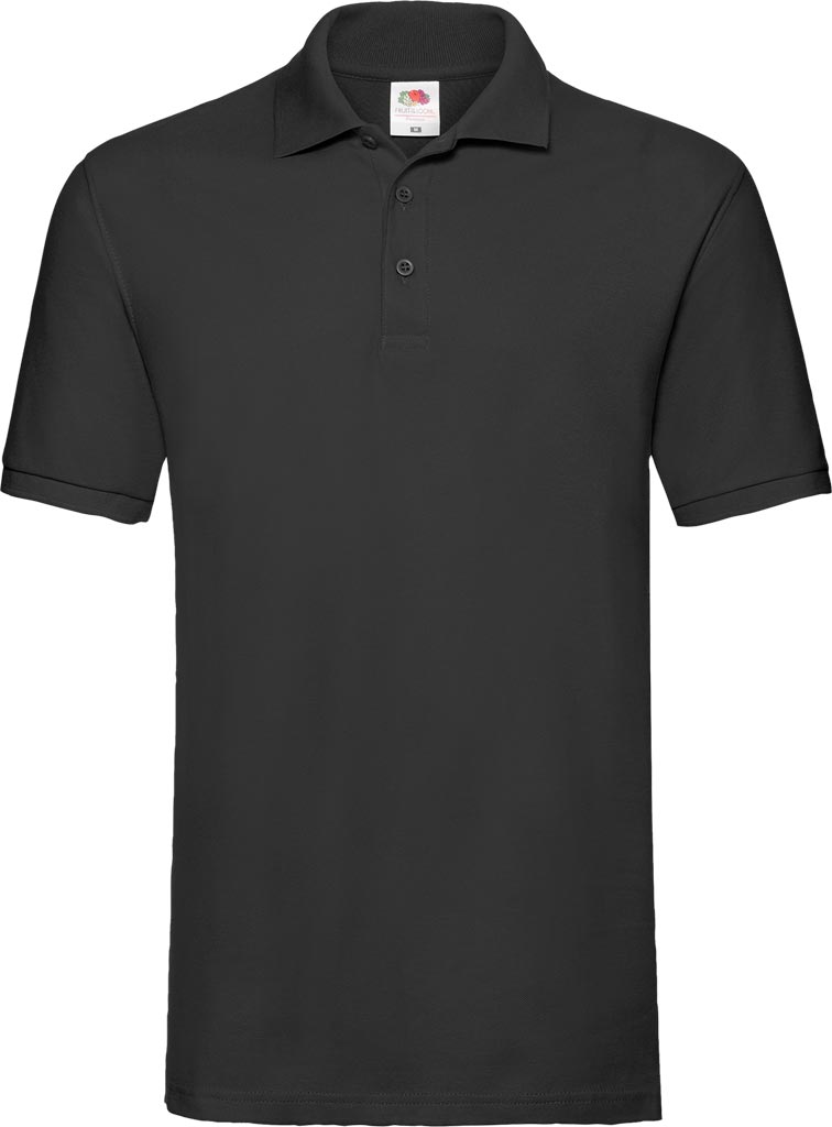 Koszulka POLO FRUIT OF THE LOOM czarna