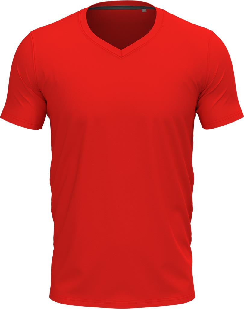 T-shirt Męski STEDMAN czerwony szkarłatny