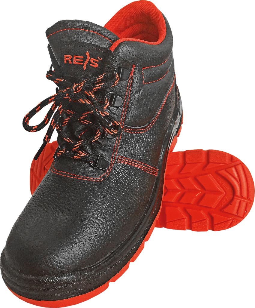 BUTY Bezpieczne REIS czarno-czerwone