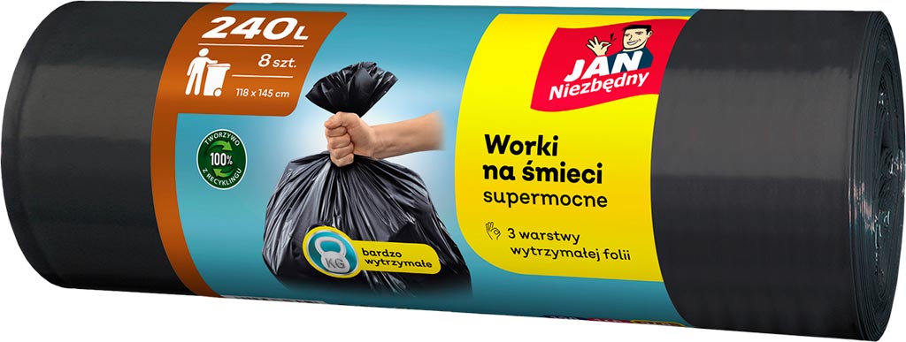 Worki na Śmieci JAN NIEZBĘDNY czarny