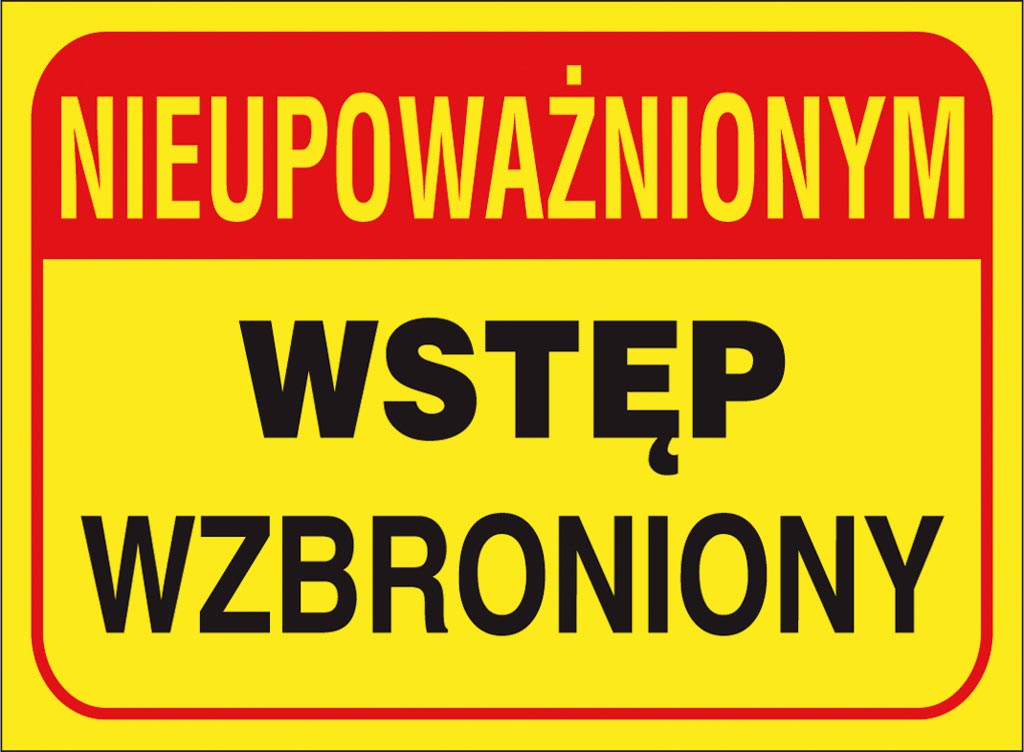 ZNAK Bezpieczeństwa ANRO