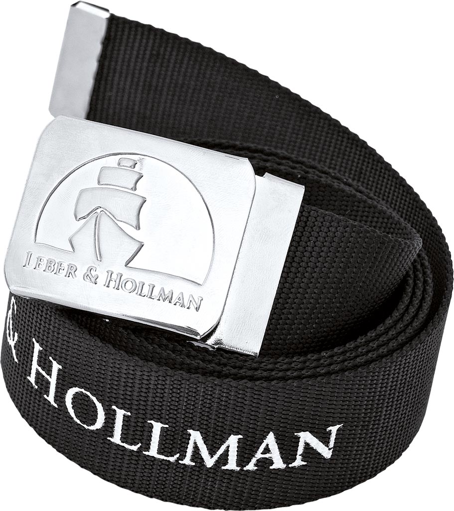 Pasek L.HOLLMAN czarny