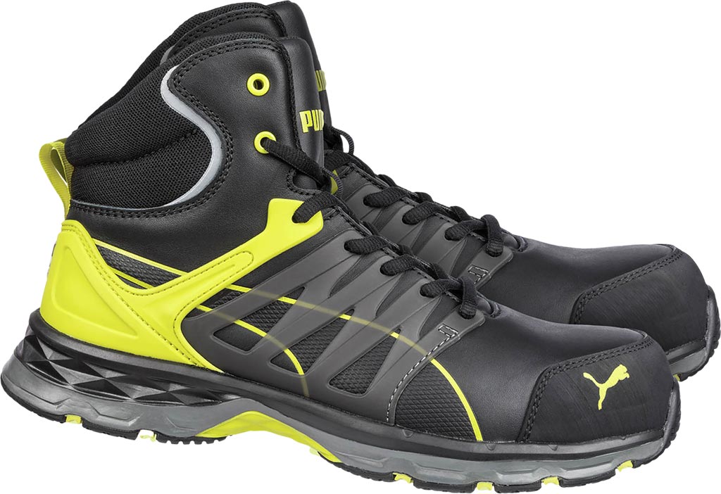 BUTY Bezpieczne PUMA czarno-żółte