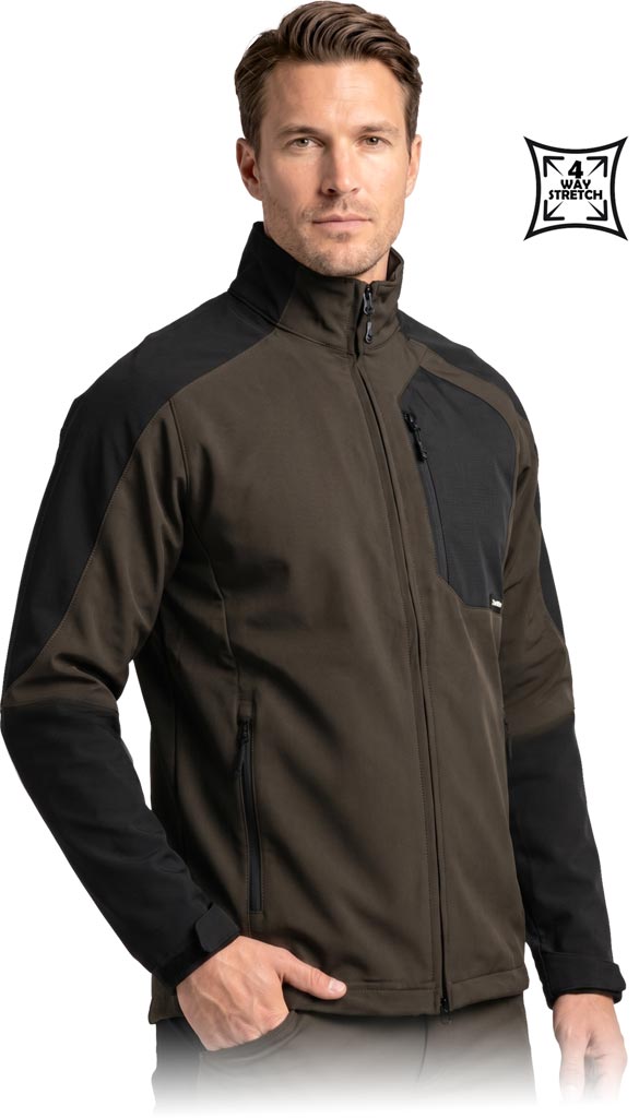 Bluza Ochronna L.HOLLMAN khaki-czarna