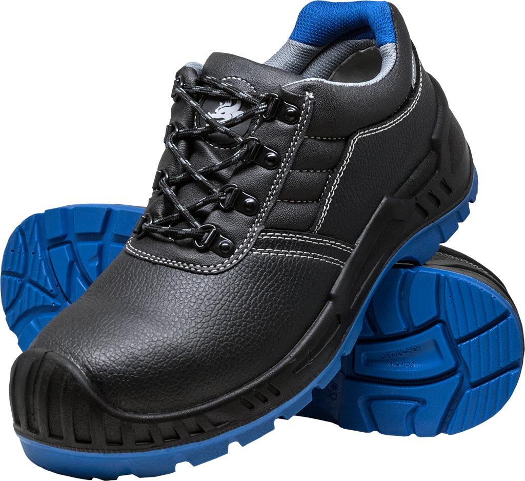 BUTY Bezpieczne REIS czarno-niebieskie