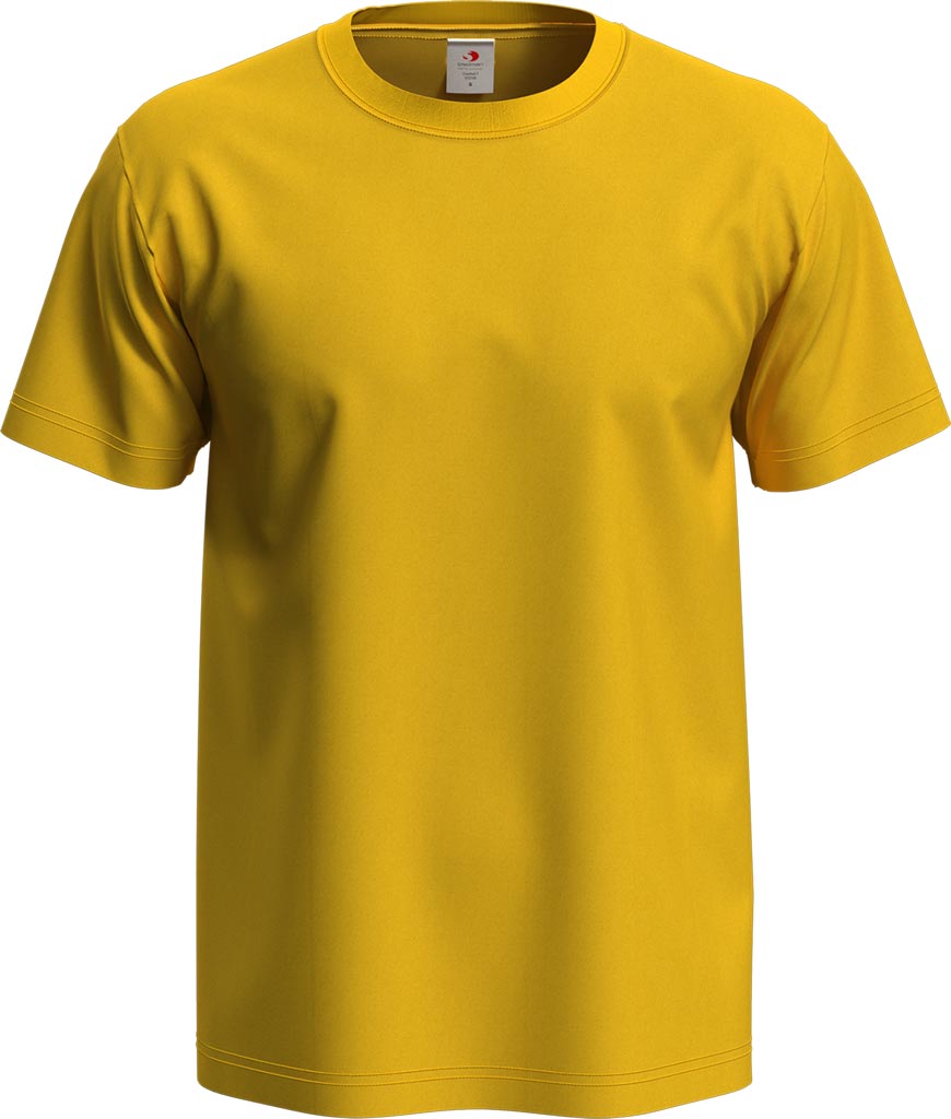 T-shirt Męski STEDMAN słoneczny żółty