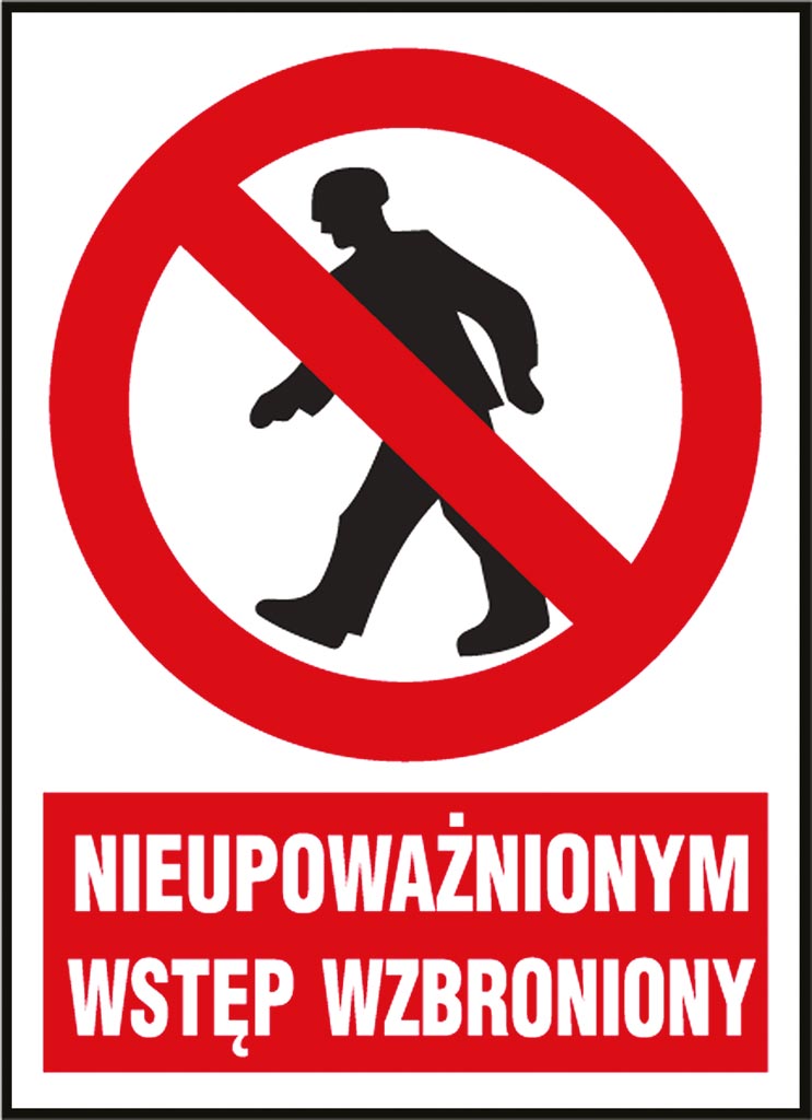 ZNAK Bezpieczeństwa ANRO