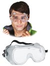 Gogle Ochronne REIS transparentne