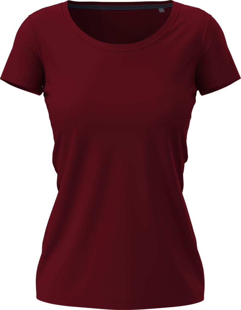 T-shirt Damski STEDMAN bordeaux