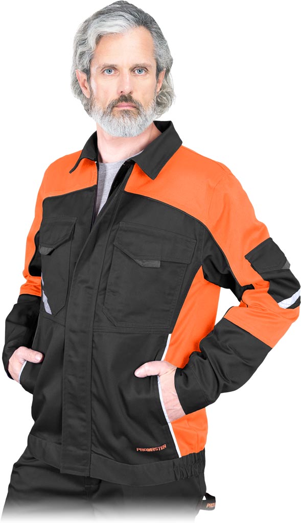 Bluza Ochronna REIS czarno-pomarańczowo-szara