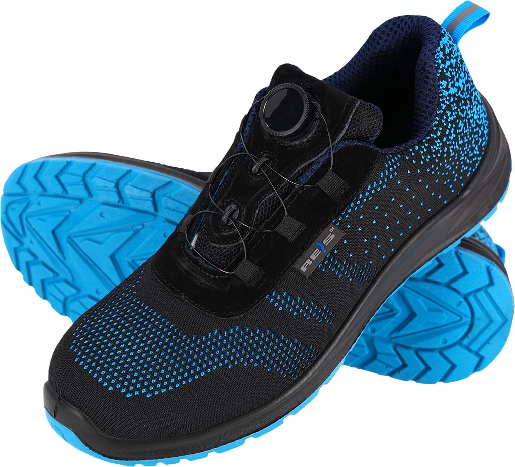 BUTY Bezpieczne REIS czarno-niebieskie