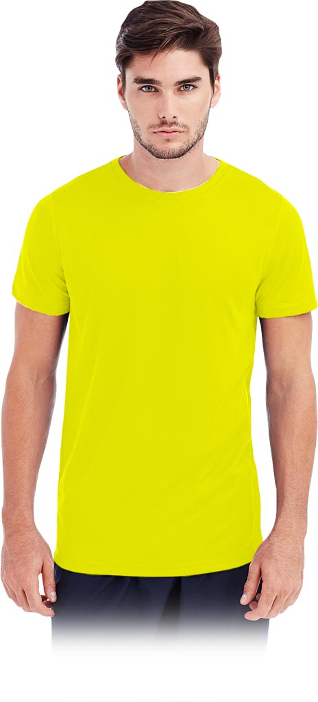 T-shirt Męski STEDMAN żółty cyber