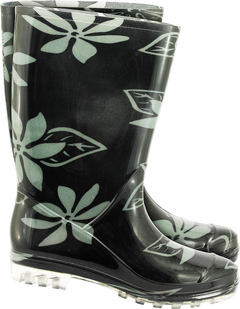 BUTY z PCV REIS czarno-szare