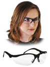 Okulary Ochronne MCR transparentno-czarne