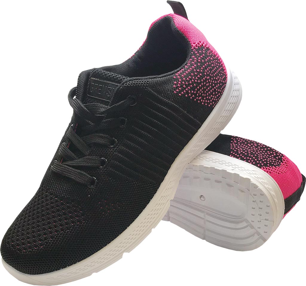 BUTY Sportowe REIS czarno-różowe