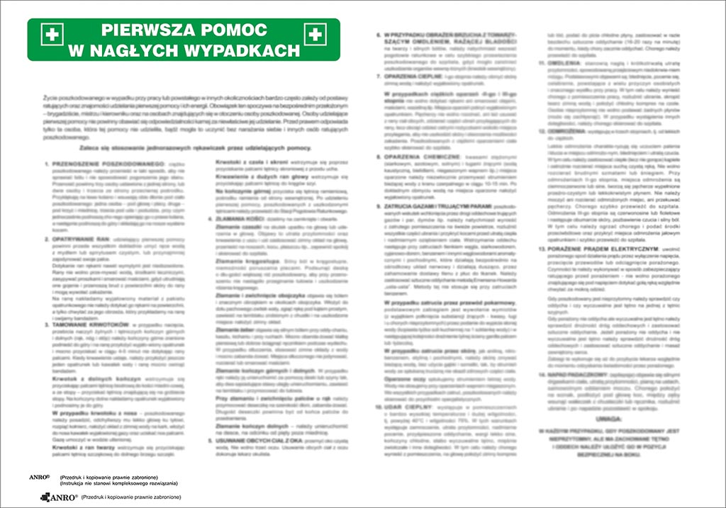 ZNAK Bezpieczeństwa ANRO
