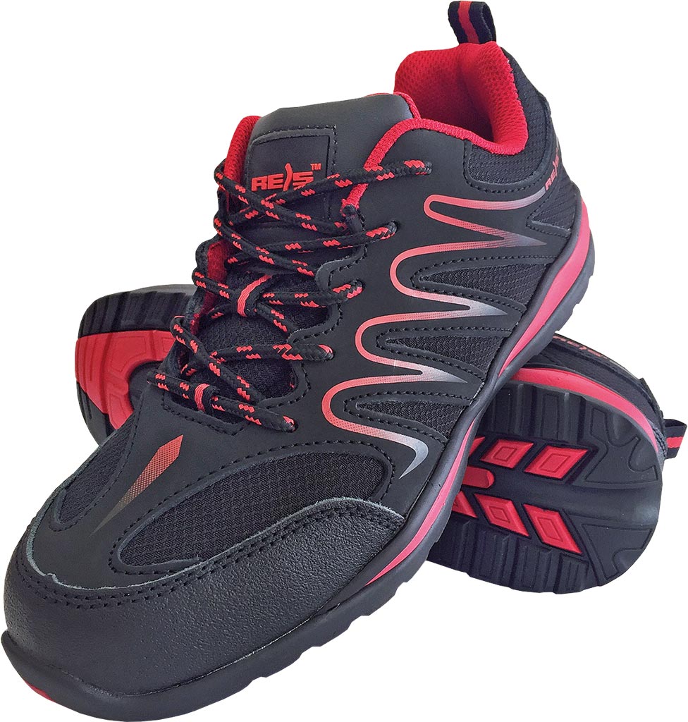 BUTY Zawodowe REIS czarno-czerwone