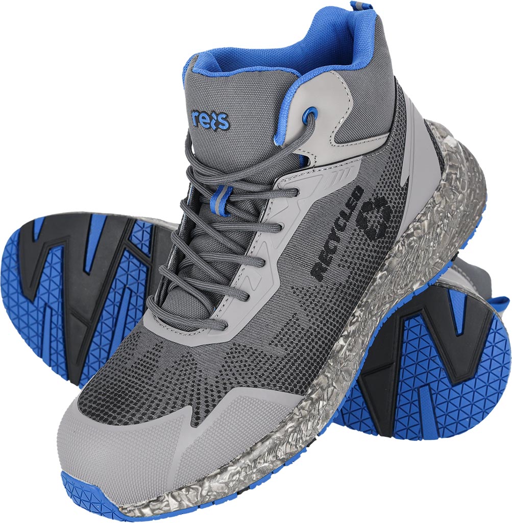 BUTY Bezpieczne REIS stalowo-czarno-niebieskie