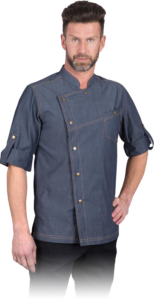 Bluza Kucharska Ochronna REIS szary/stalowa