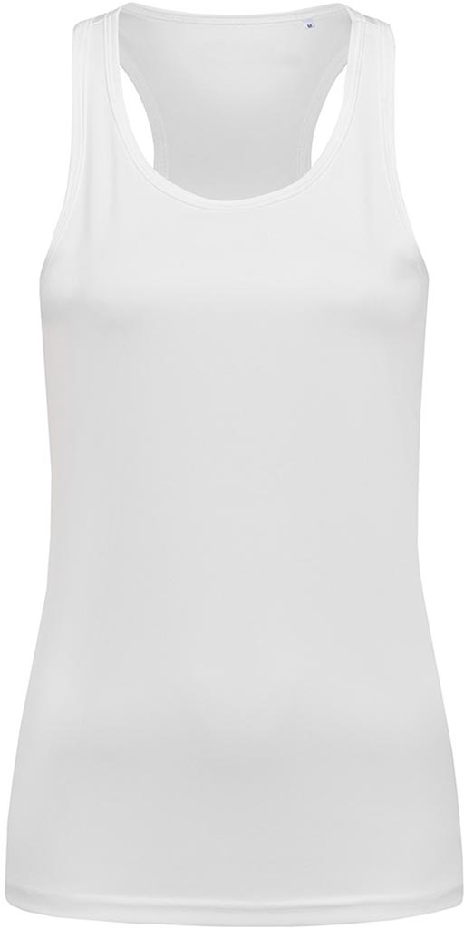 T-shirt Damski bez Rękawów STEDMAN biały