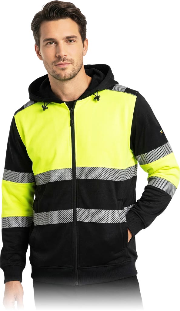 Bluza Ochronna L.HOLLMAN żółto-czarna
