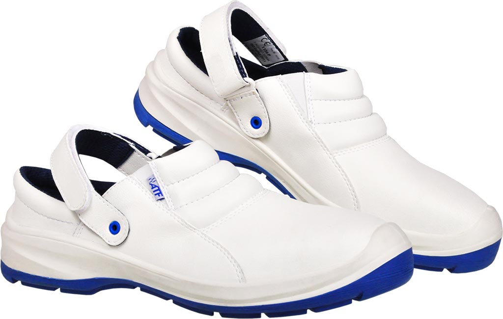 BUTY Bezpieczne FAGUM-STOMIL biało-niebieskie