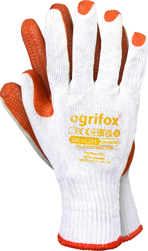 Rękawice Ochronne Ox.11.271 Orangina OGRIFOX biało-pomarańczowe