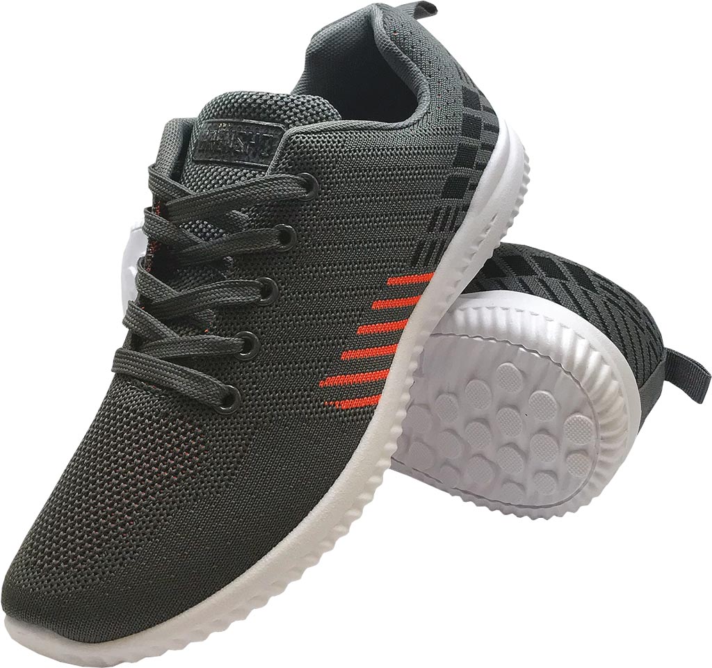 BUTY Sportowe REIS szaro-pomarańczowe