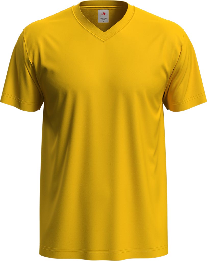 T-shirt Męski STEDMAN słoneczny żółty