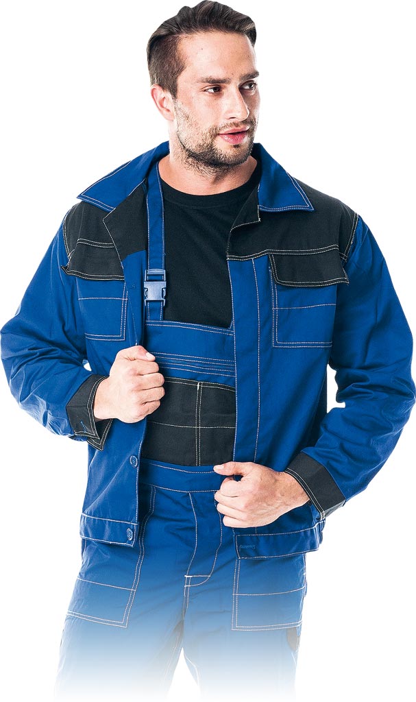 Bluza Ochronna REIS niebiesko-czarna