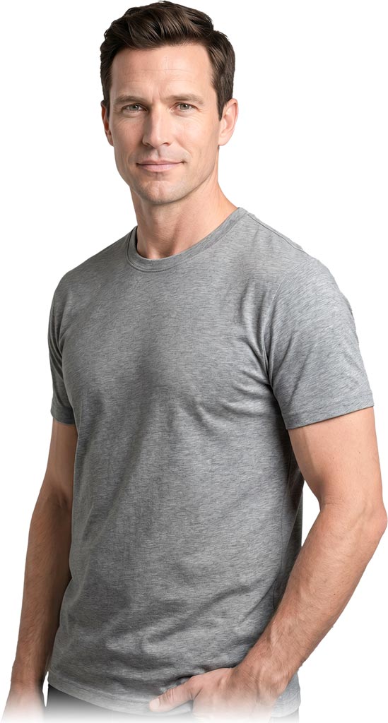 T-shirt Męski REIS ciemnoszary