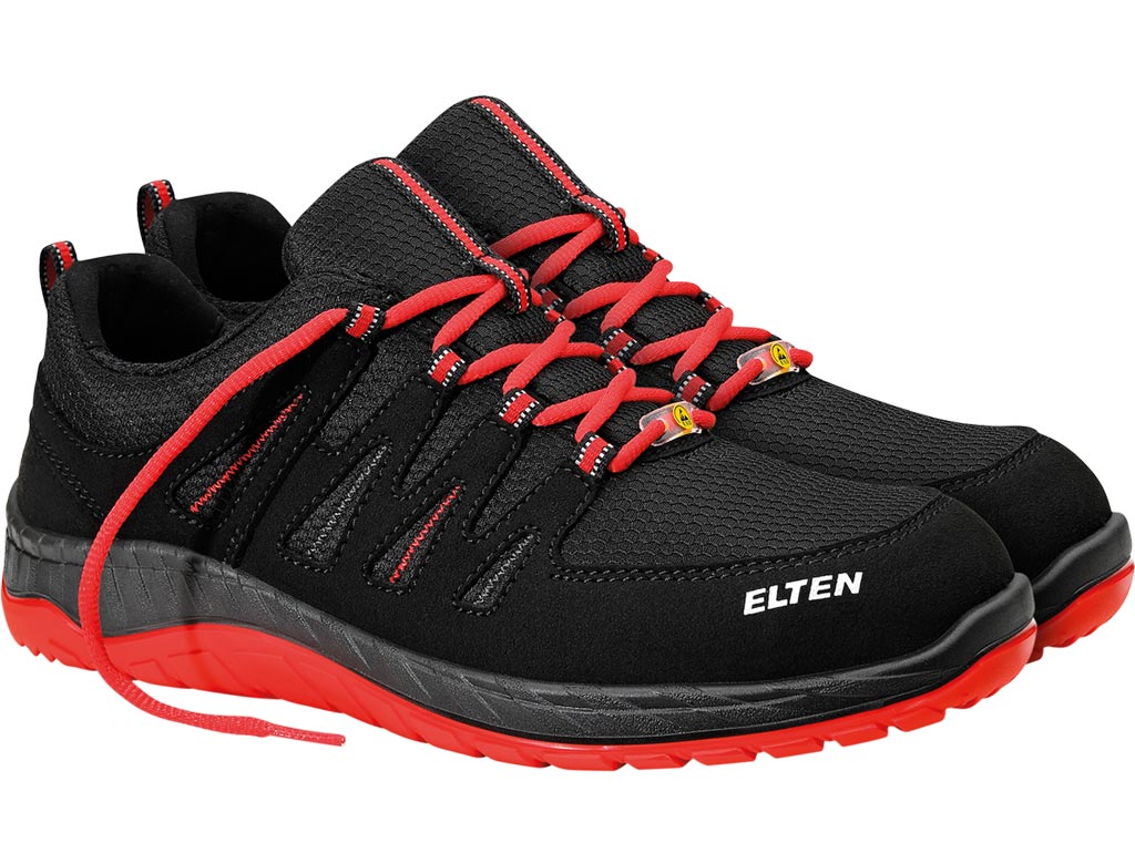 BUTY Bezpieczne ELTEN czarno-czerwone