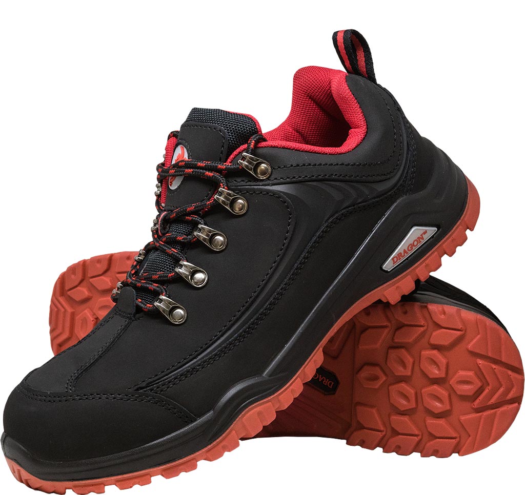BUTY Bezpieczne REIS czarno-czerwone