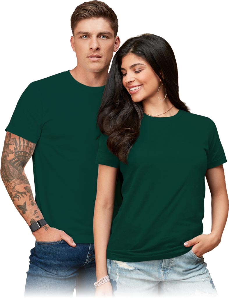 T-shirt STEDMAN zielony butelkowy